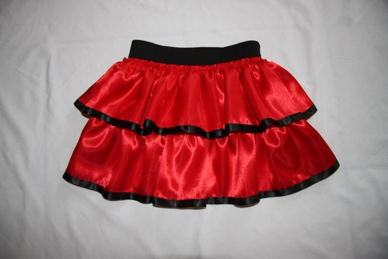 Jupes rouges style espagnol