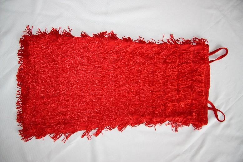 Bandes de tulle orange
