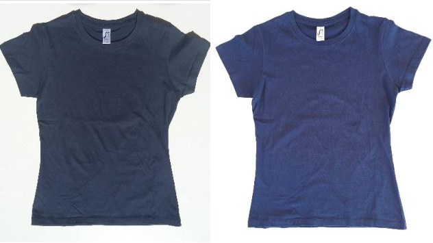 T-shirts bleu marine